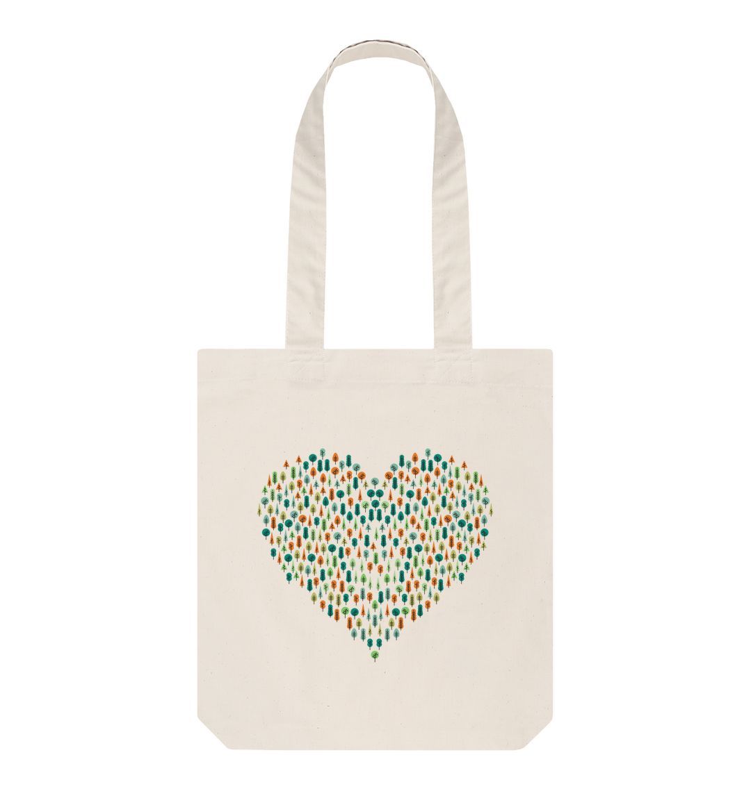 Natural Tree love Tote