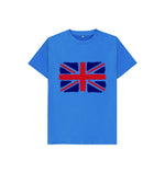 Bright Blue Kids England's Flag Tee