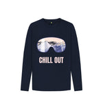 Navy Blue Chill Out Long Sleeve Tee