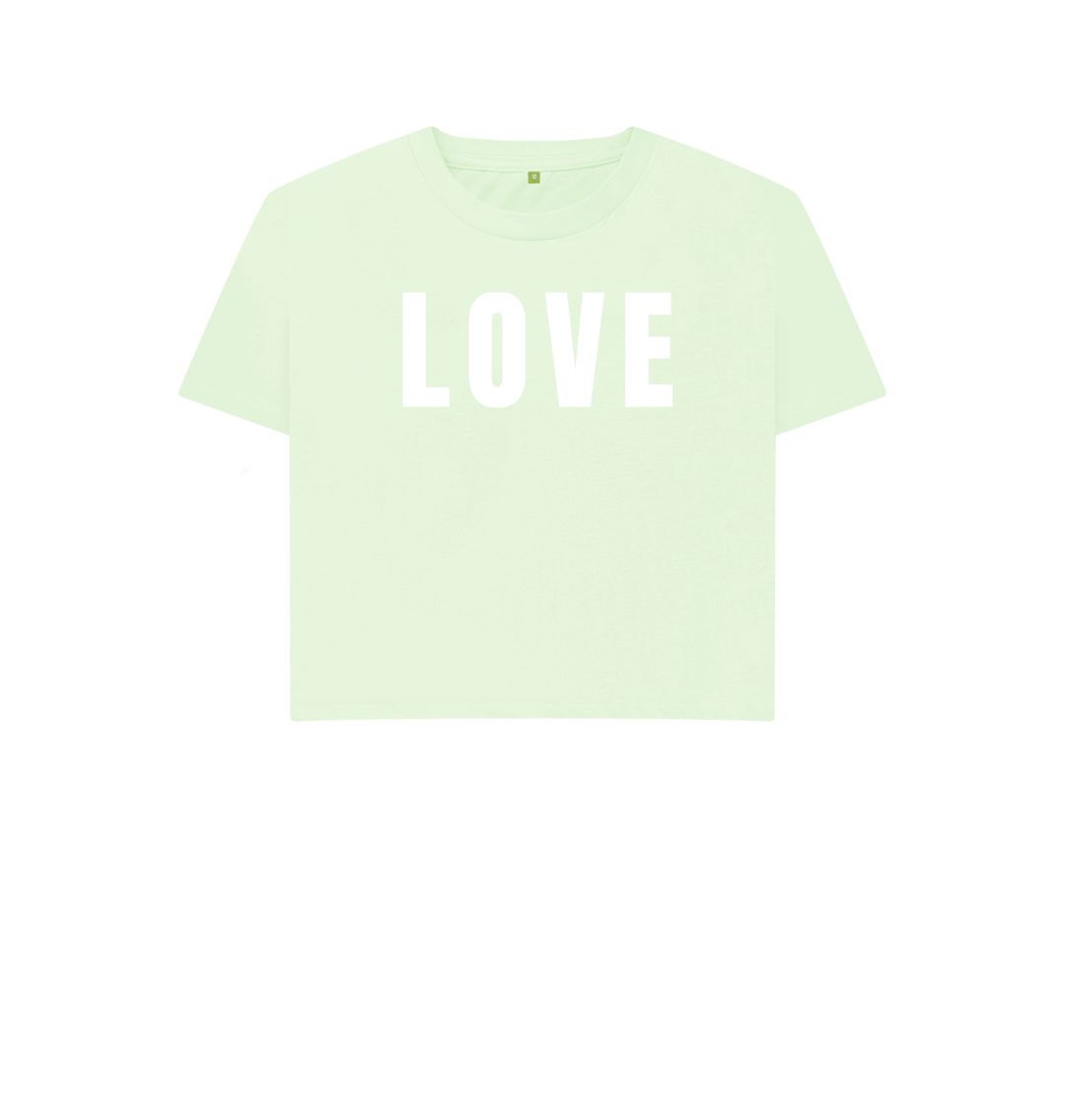 Pastel Green Love Tee