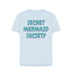 Sky Blue Secret Mermaid Society Tee