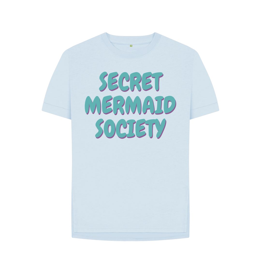 Sky Blue Secret Mermaid Society Tee