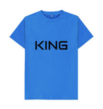 Bright Blue Men's New King Tee