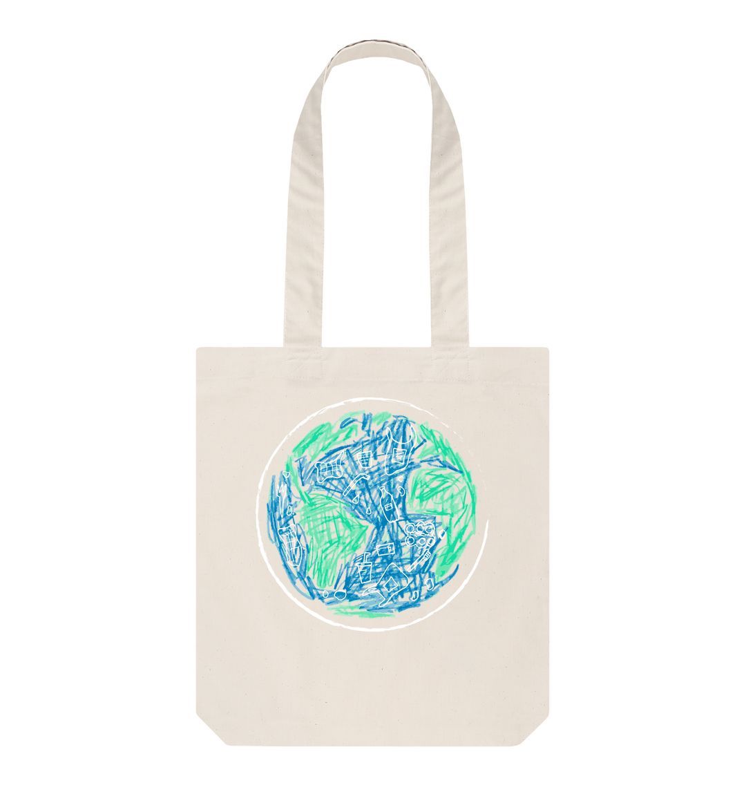 Natural Save The Ocean Tote