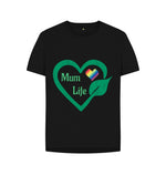 Black Women's Mum Life Tee