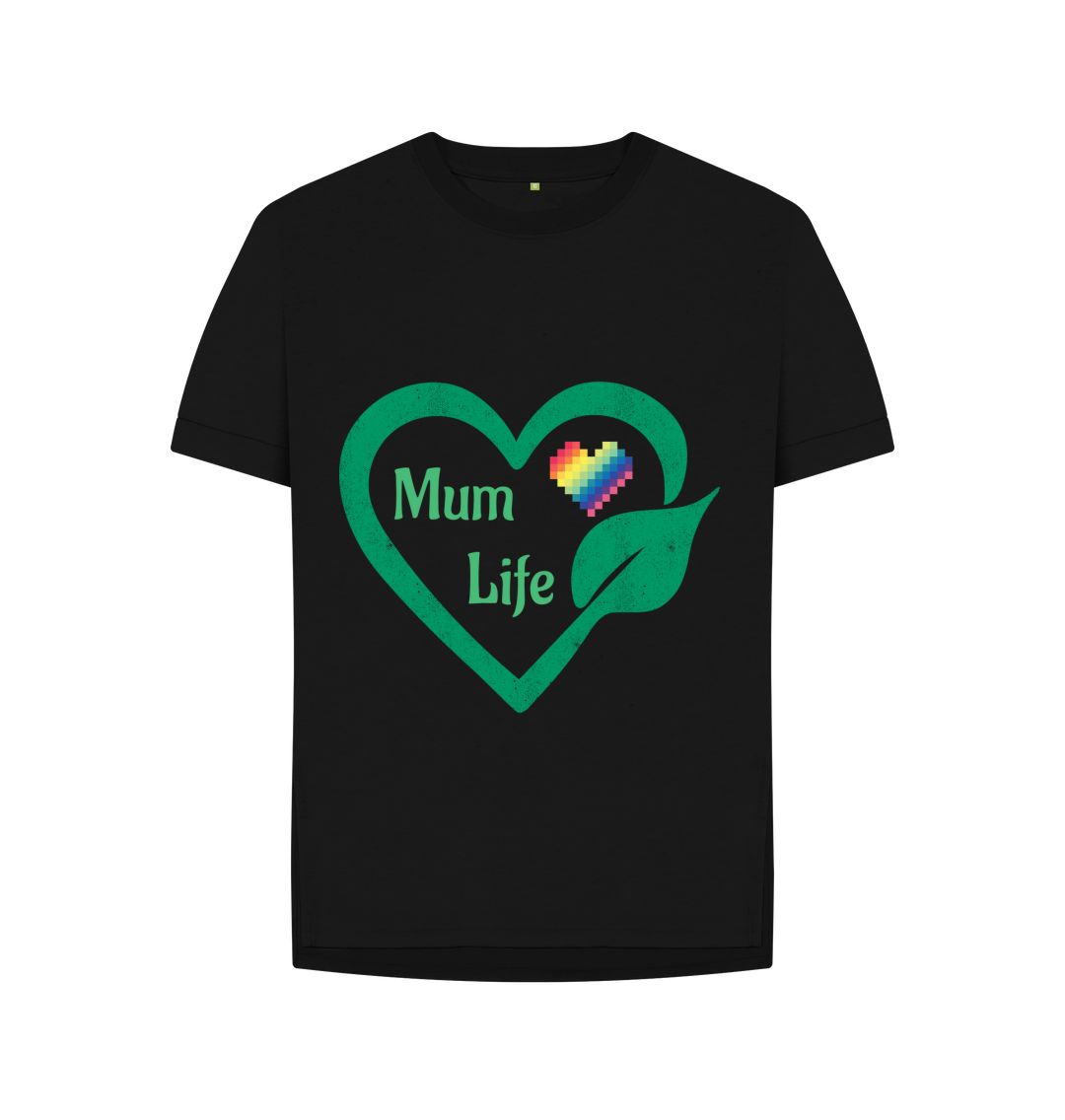 Black Women's Mum Life Tee