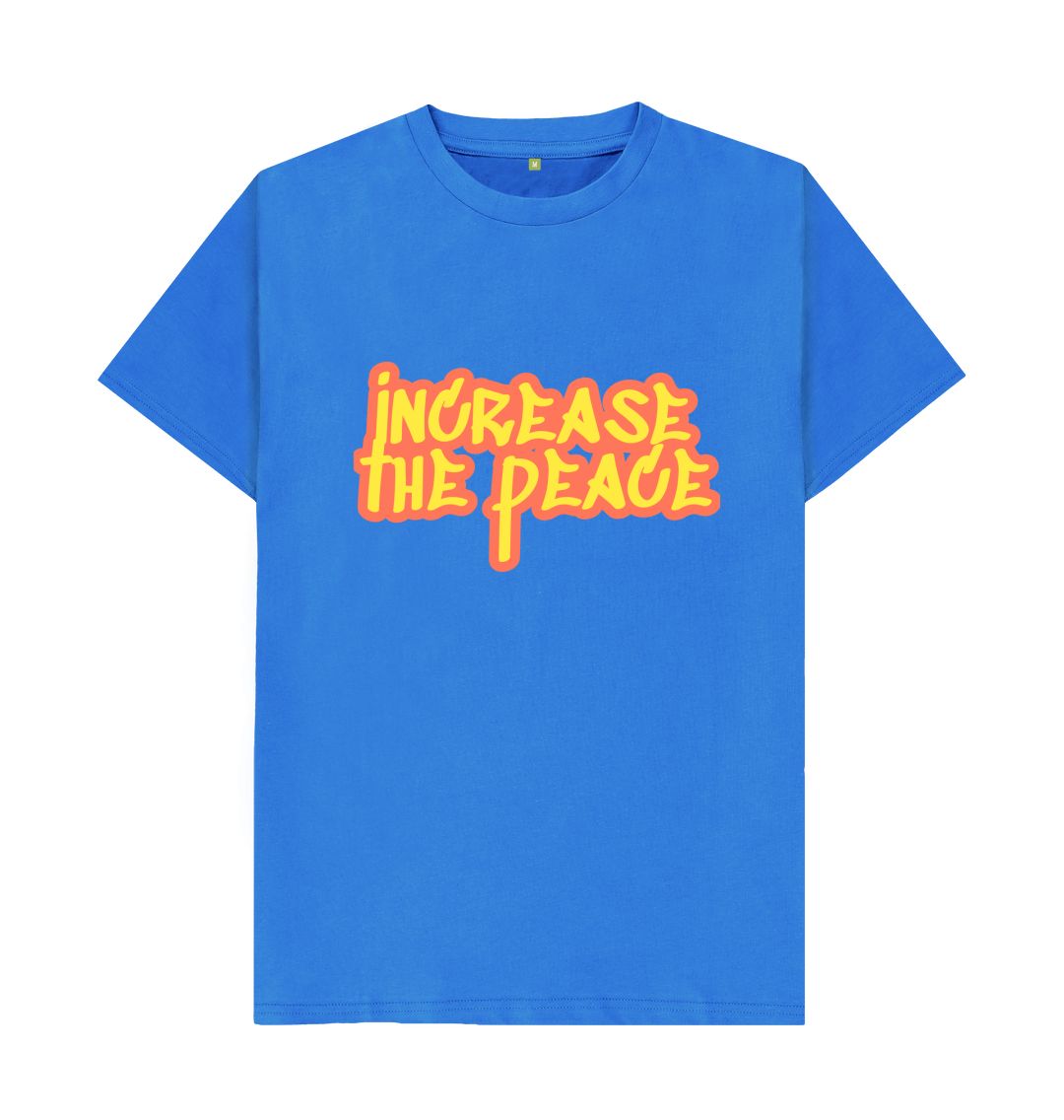 Bright Blue Increase The Peace Tee