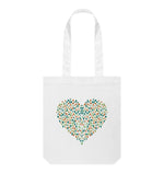 White Tree love Tote