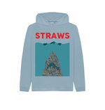 Stone Blue Straws Jaws Hoody