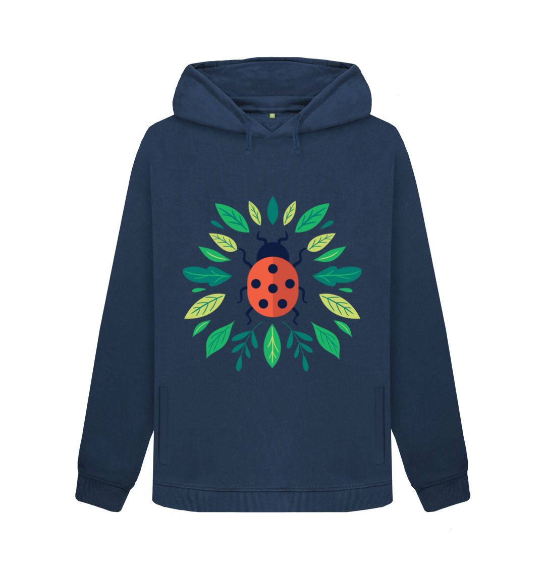 Navy Blue Ladybird Hoody