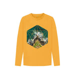 Mustard Sea and Rocks Long Sleeve Tee