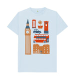 Sky Blue Men's London and King Tee