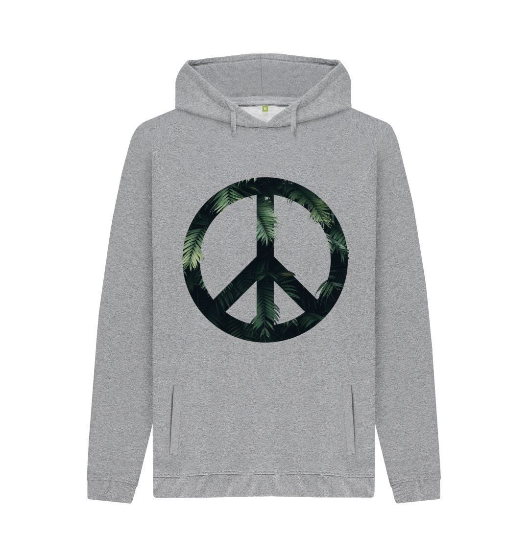 Light Heather Peace Hoody