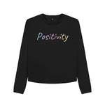 Black Positivity Boxy Jumper