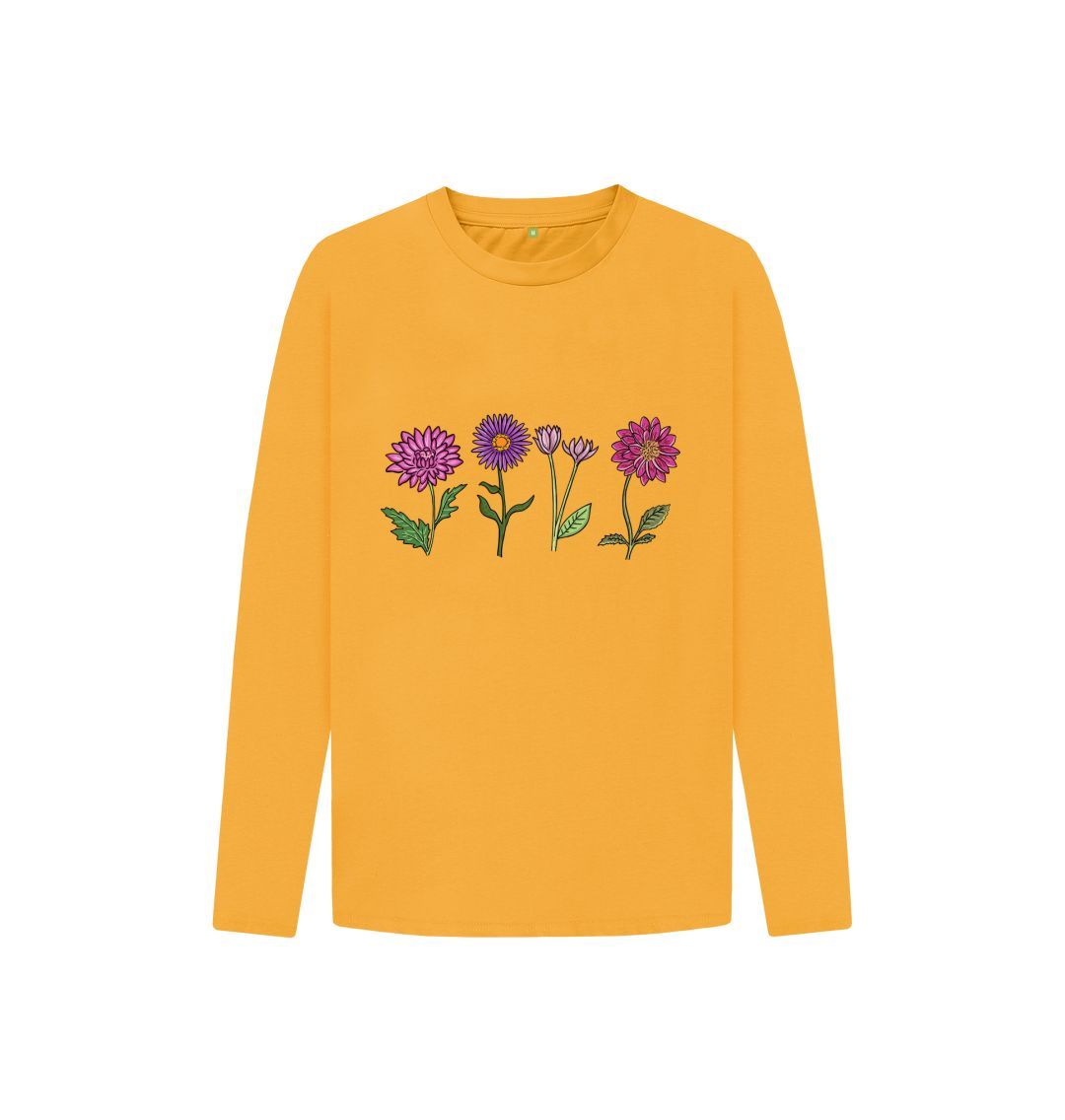 Mustard Flowers Long Sleeve Tee