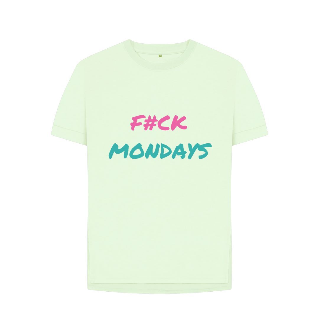 Pastel Green Mondays Relaxed Tee