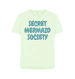 Pastel Green Secret Mermaid Society Tee