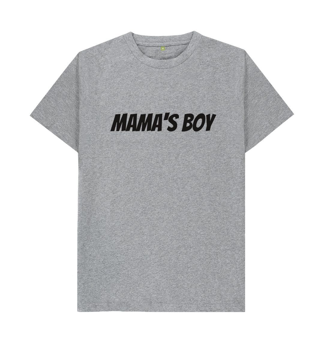 Athletic Grey Mama's Boy Men's Tee