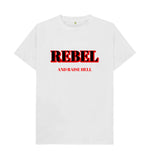 White Rebel And Raise Hell Tee