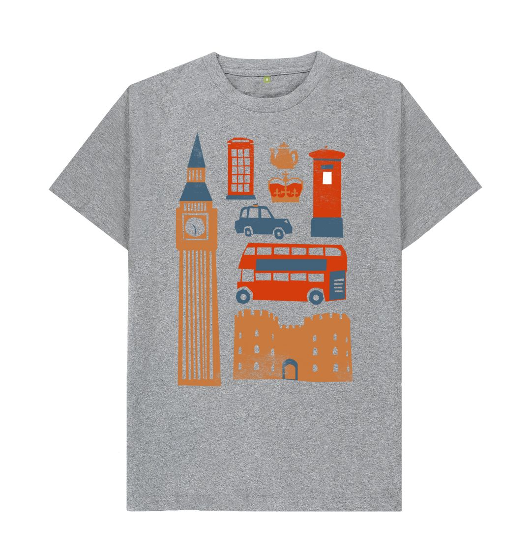 Athletic Grey Men's London and King Tee