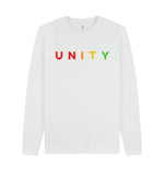 White Unity Sweater