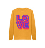 Mustard Purple Love Hoody