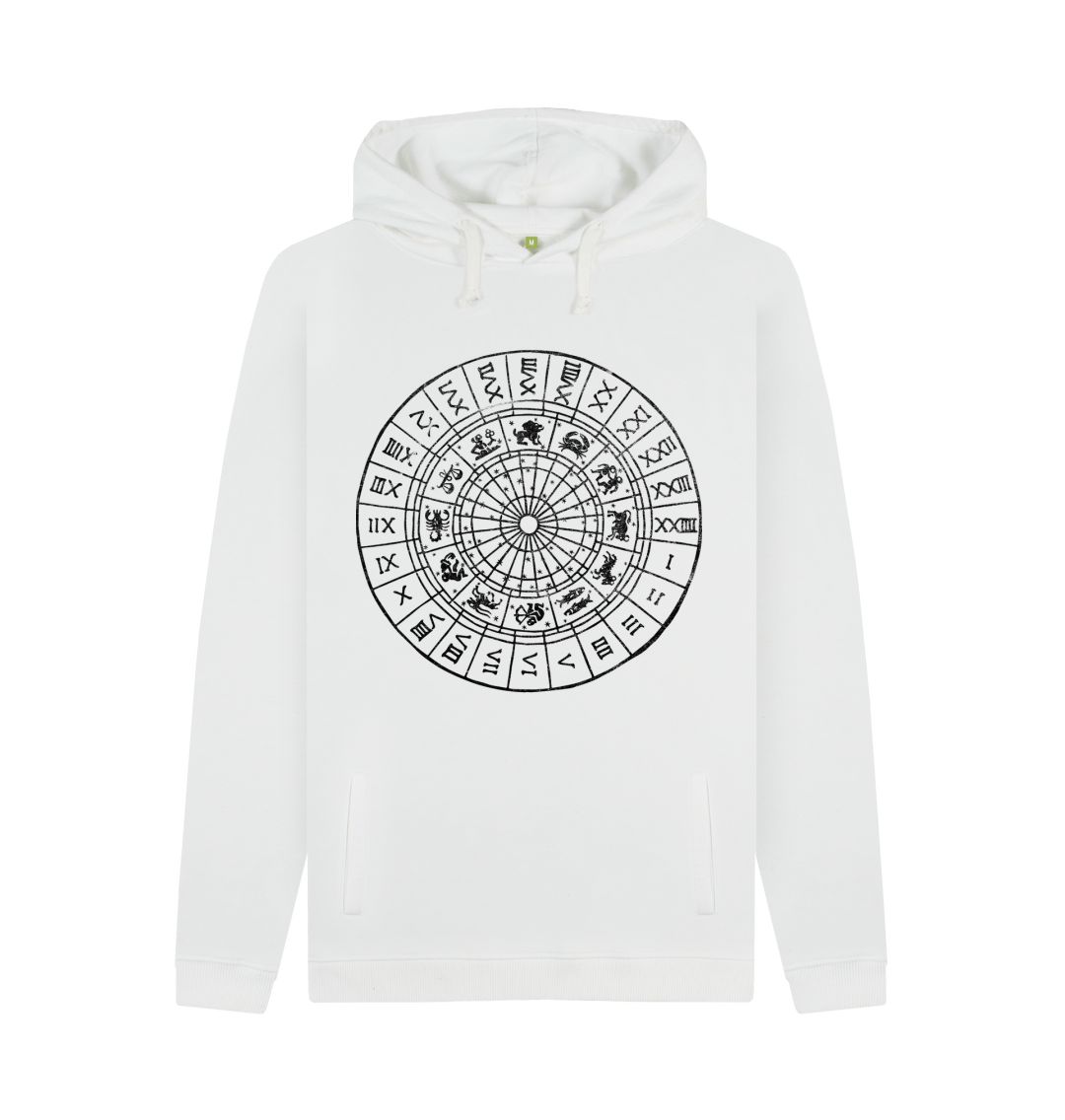 White Roman Numerals Hoody