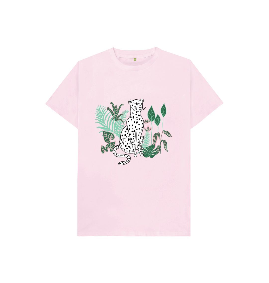 Pink White Cheetah Tee