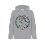 Athletic Grey Horse Hoody