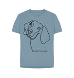 Stone Blue Dog Tee