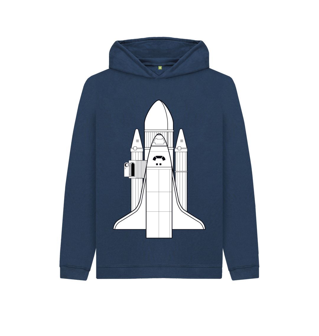 Navy Blue Rocket Hoody