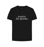 Black Remill Relaxed Fit Huntin For Ghosts Tee