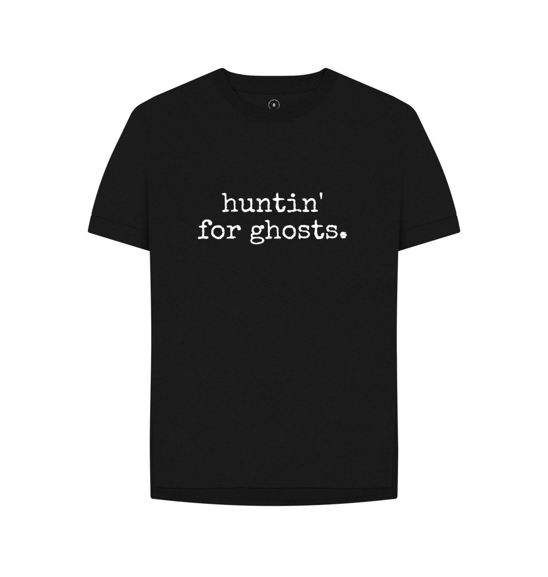 Black Remill Relaxed Fit Huntin For Ghosts Tee