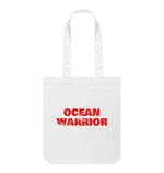 White Ocean Warrior Tote