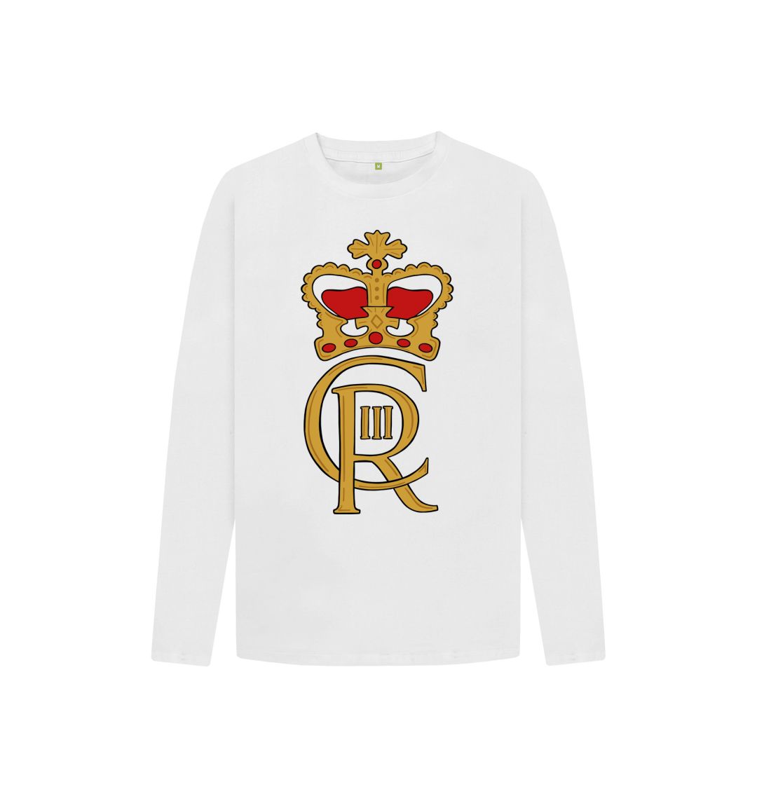 White Kids Long Sleeve Royal Charles's Tee