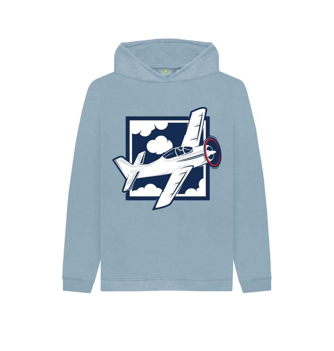 Stone Blue Plane Hoody