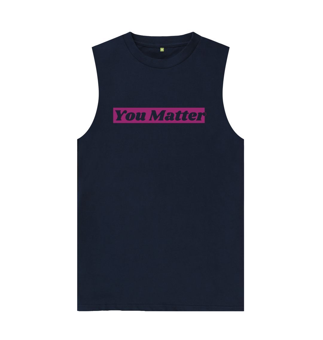 Navy Blue You Matter Vest