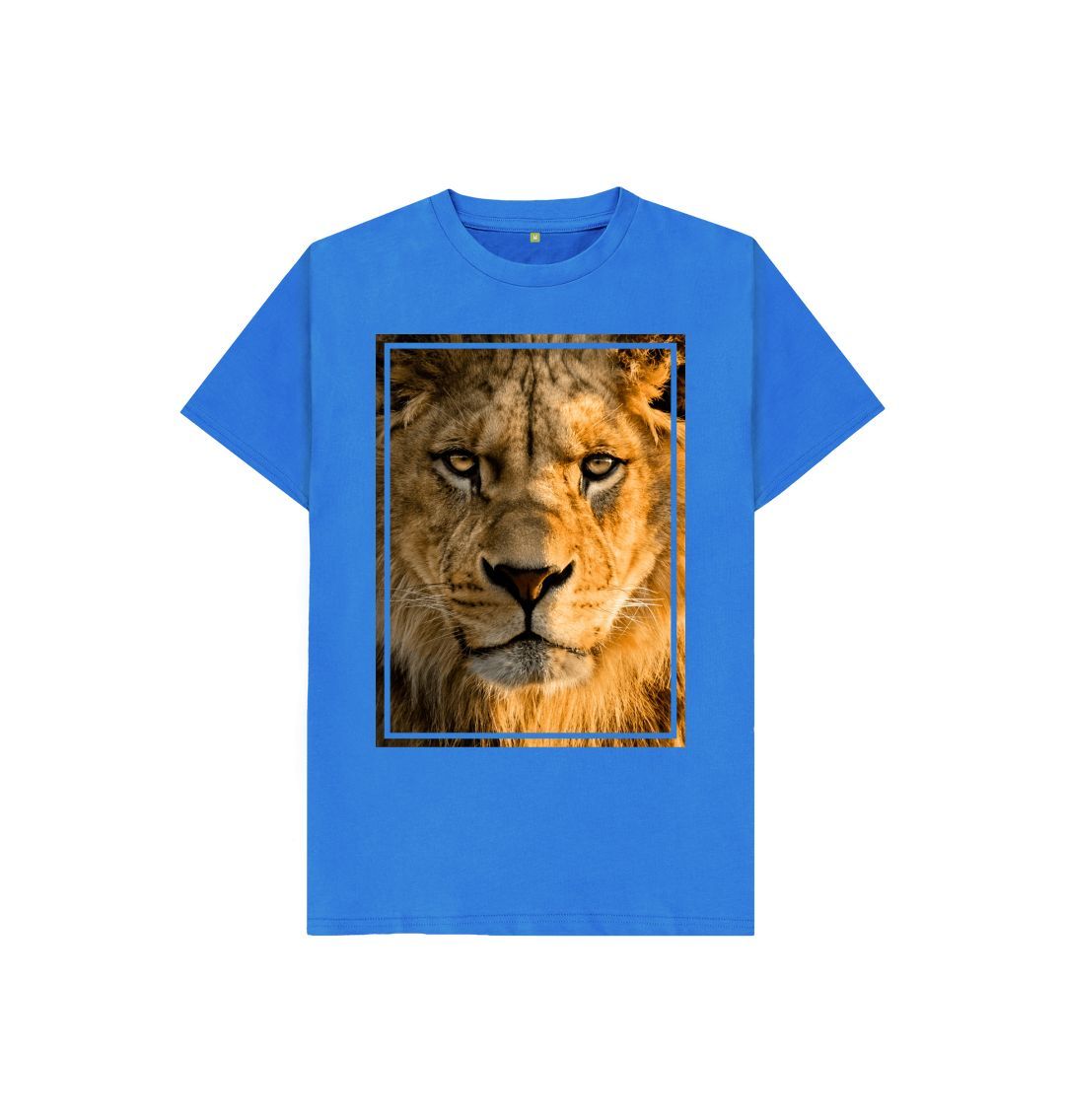 Bright Blue Lion Tee