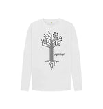 White Electric Tree Long Sleeve Tee