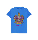 Bright Blue Kids King's Coronation Tee