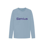 Stone Blue Genius Long Sleeve Tee