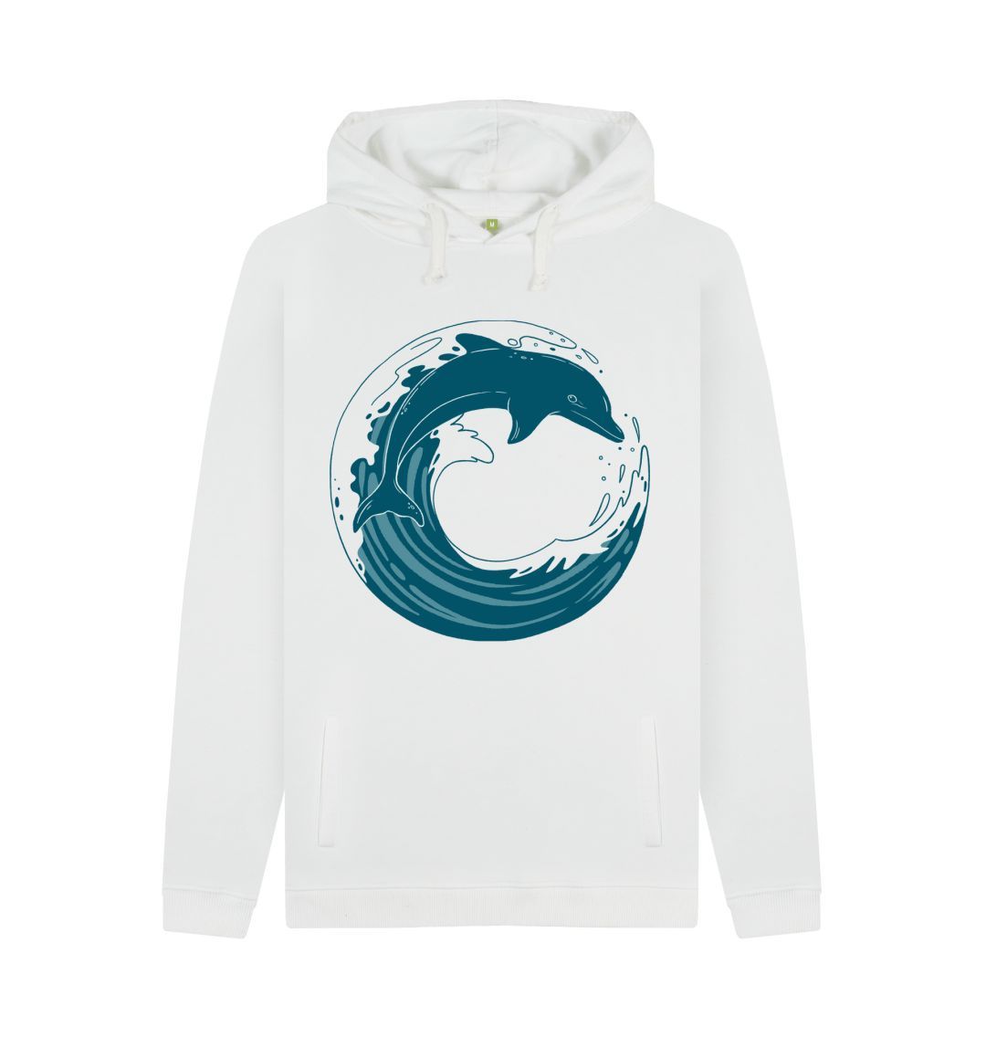 White Dolphin In The Ocean Hoody