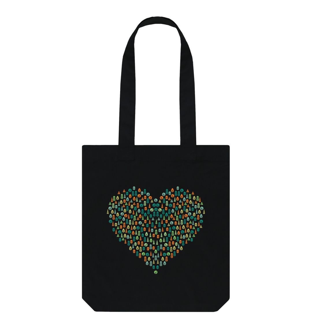 Black Tree love Tote