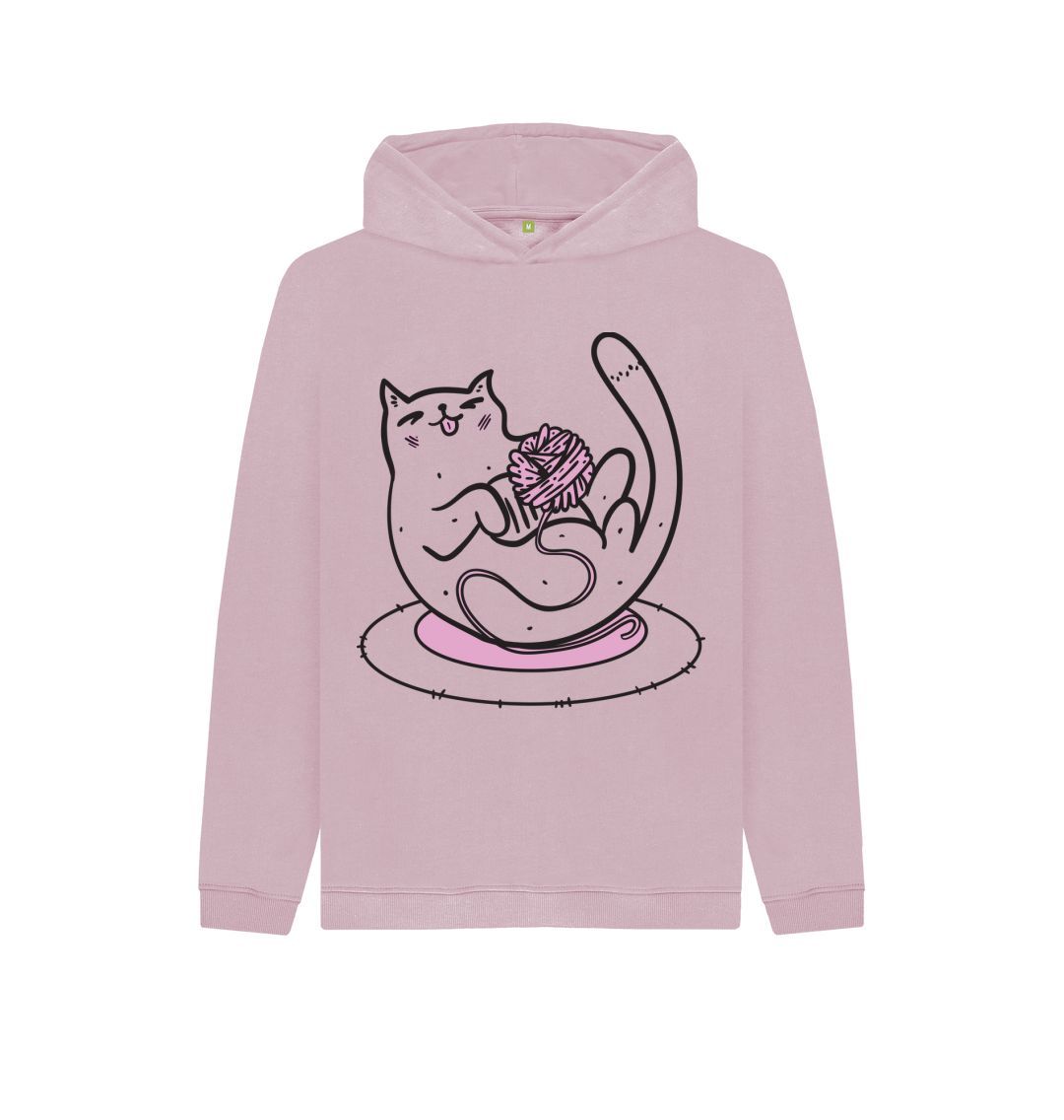 Mauve Cat Hoody