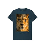 Denim Blue Lion Tee