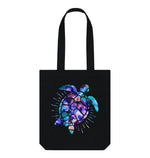 Black Turtle Love Tote