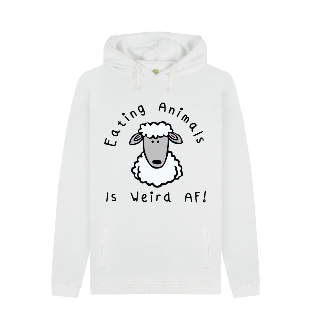 White Eating Animals Is Weird Hoody