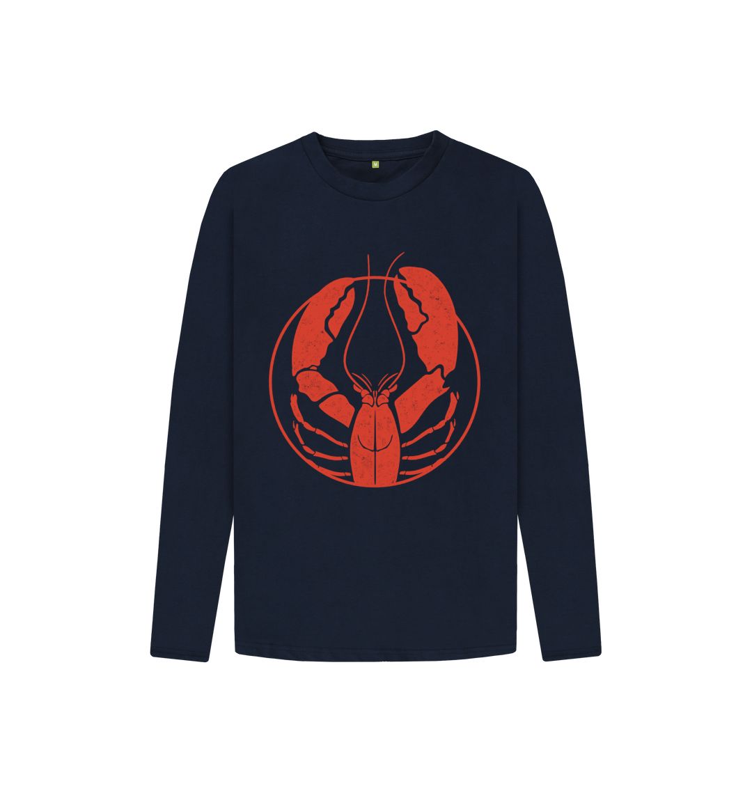 Navy Blue Scorpion Long Sleeve Tee