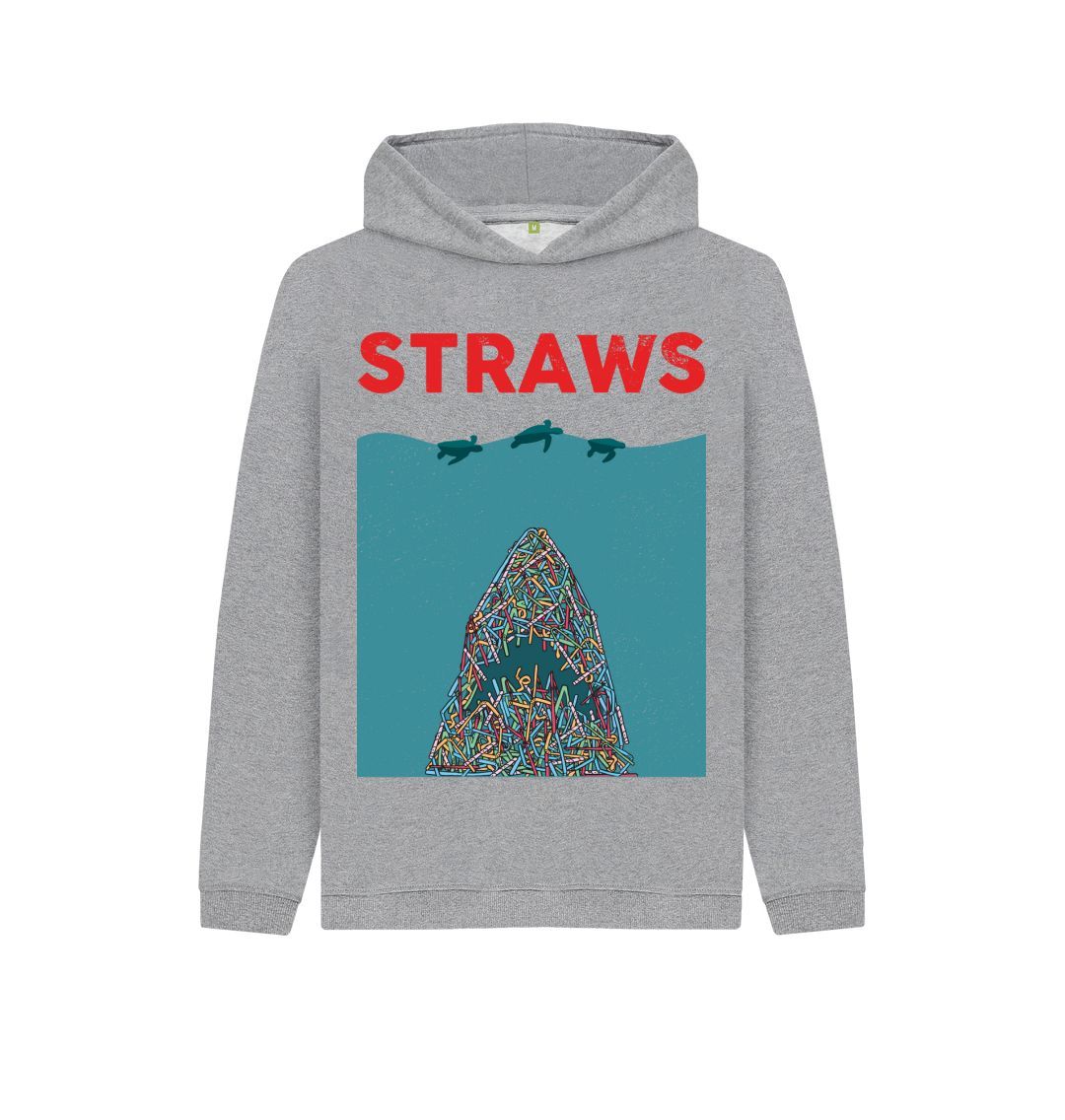 Athletic Grey Straws Jaws Hoody