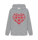 Light Heather Shaped Heart Hoody